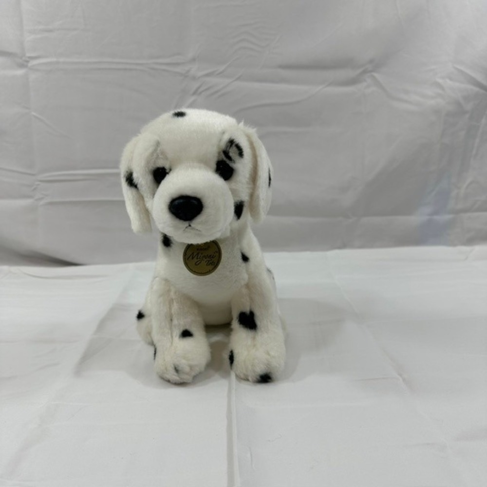AURORA Miyoni Tots Dalmatian Pup Stuffed Animal Toy Dog Puppy White Black Spot